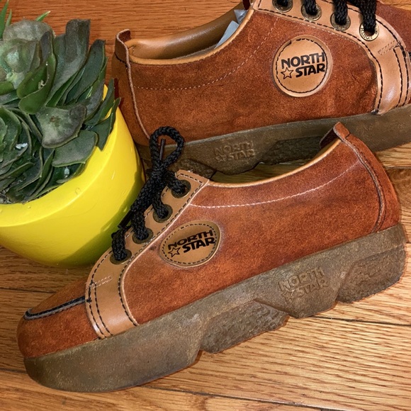 KIDS NORTH STAR SUPER RARE!!! Sz 6.5 suede & leather vintage shoes-gr8 condition - Picture 4 of 8